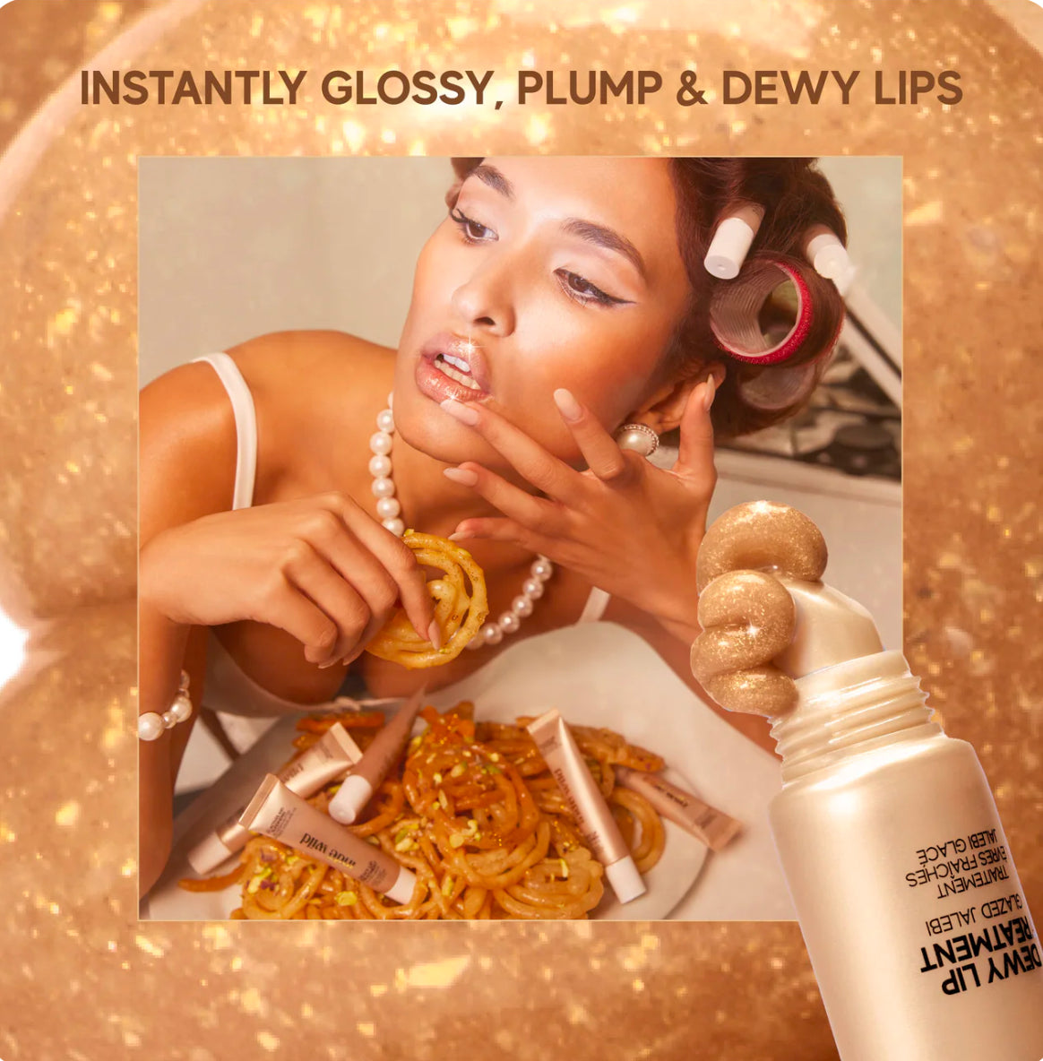 Inde Wild Dewy Lip Treatment (Glazed Jalebi) - 15ML