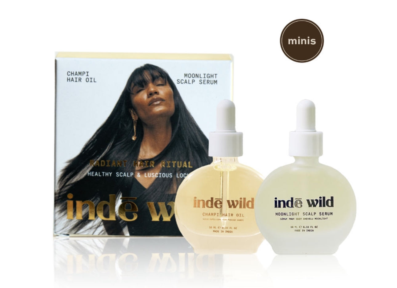 Inde Wild Radiant Hair Ritual Minis Kit