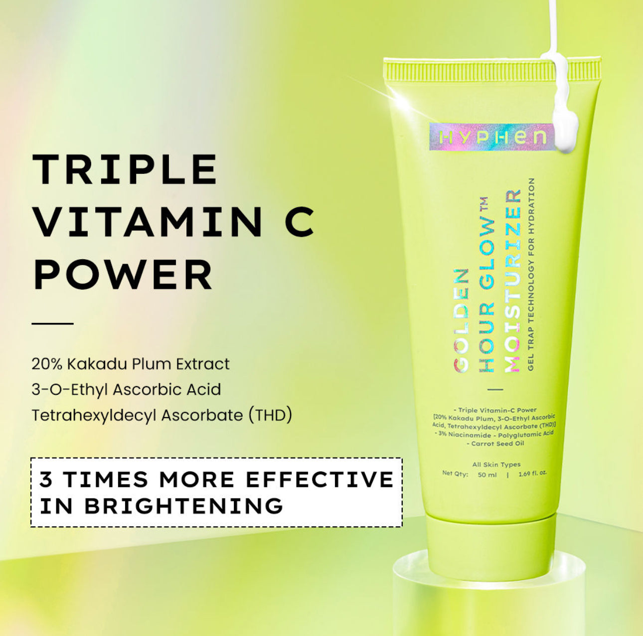 Hyphen Golden Hour Glow Moisturiser - 50ML