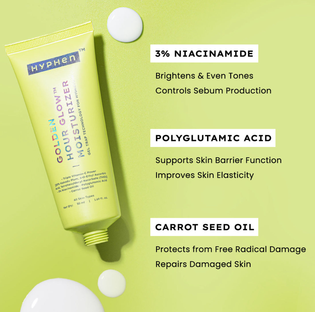 Hyphen Golden Hour Glow Moisturiser - 50ML