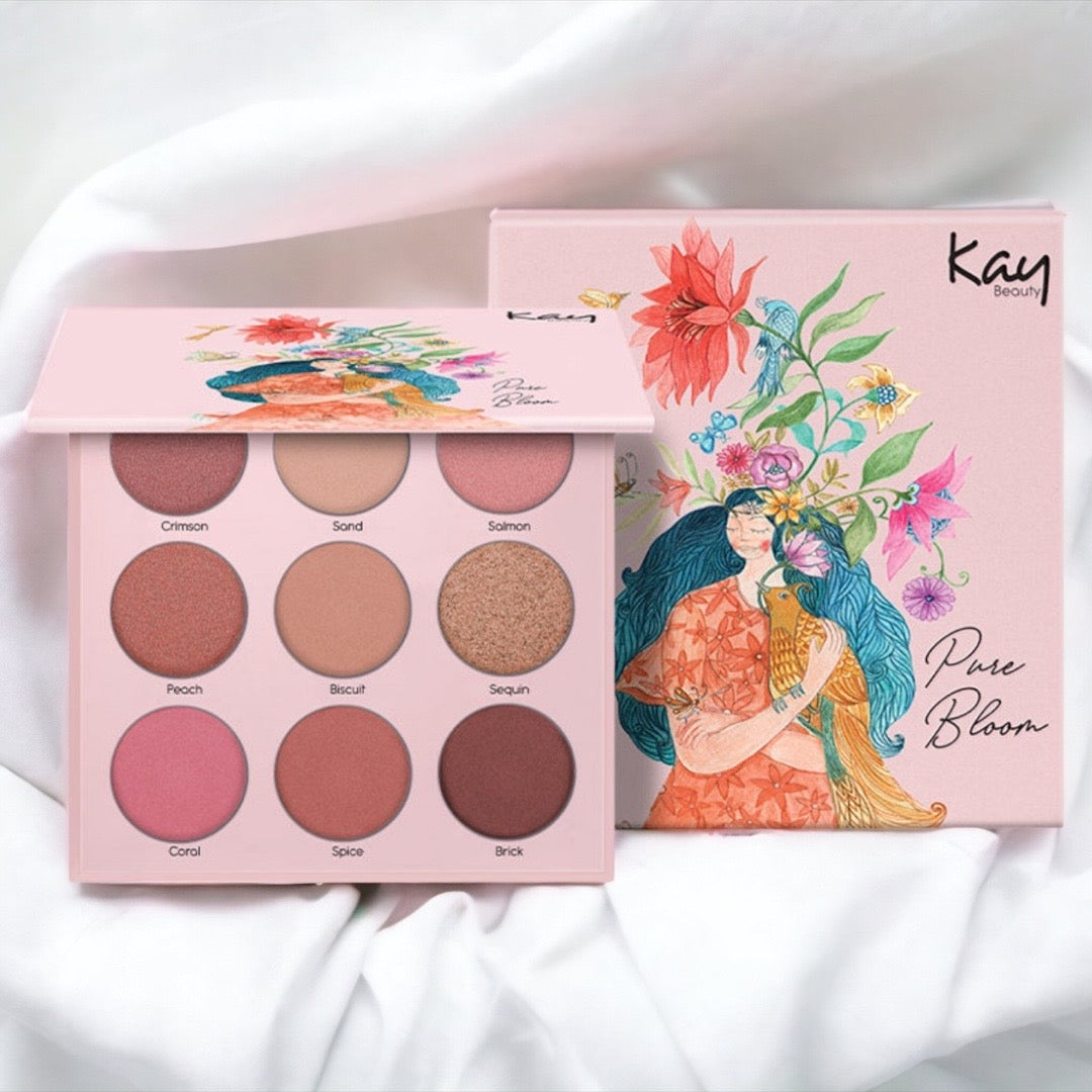 Kay by Katrina Beauty Eyeshadow Palette I 9-in-1 Palette I Unparalleled Pigmentation