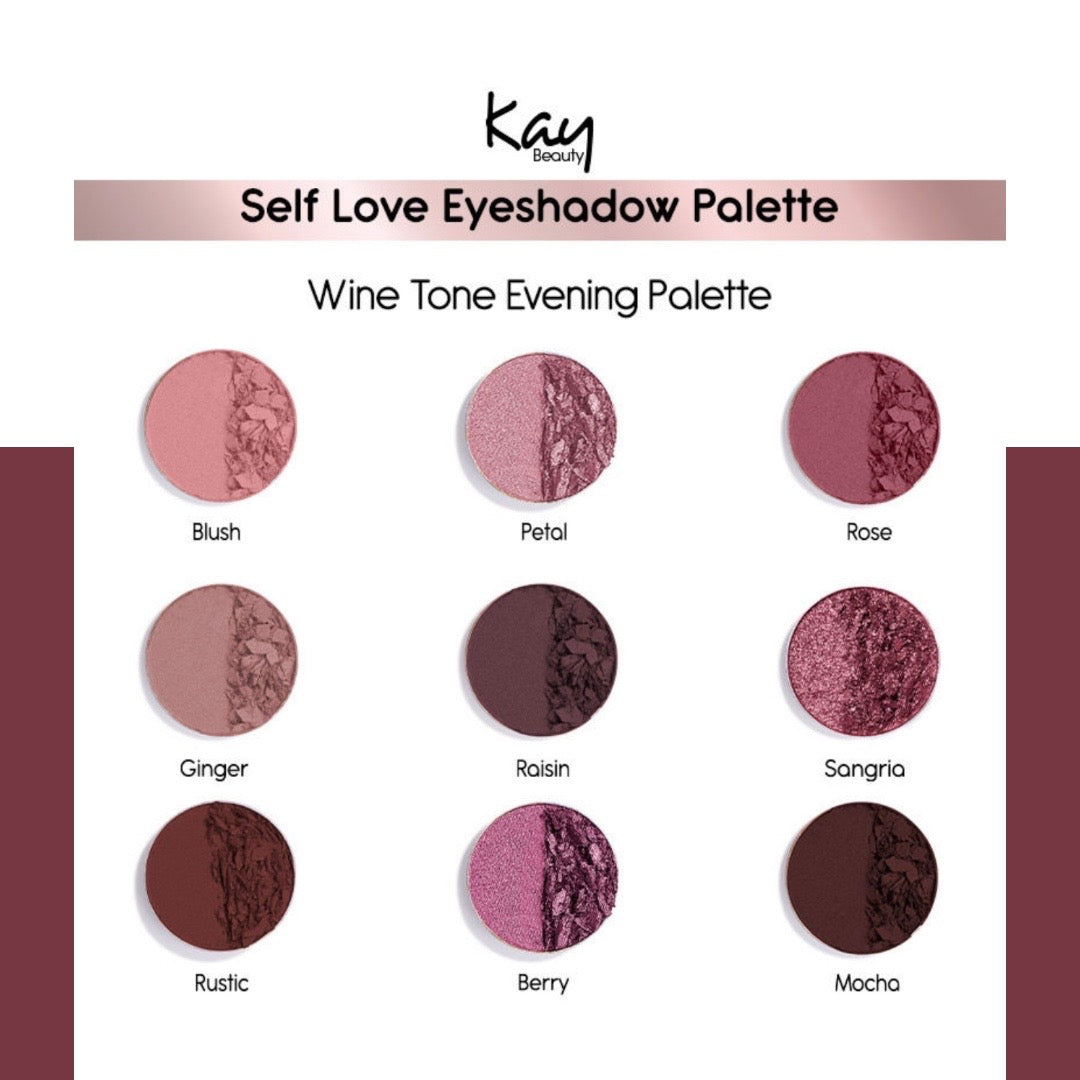 Kay by Katrina Beauty Eyeshadow Palette I 9-in-1 Palette I Unparalleled Pigmentation