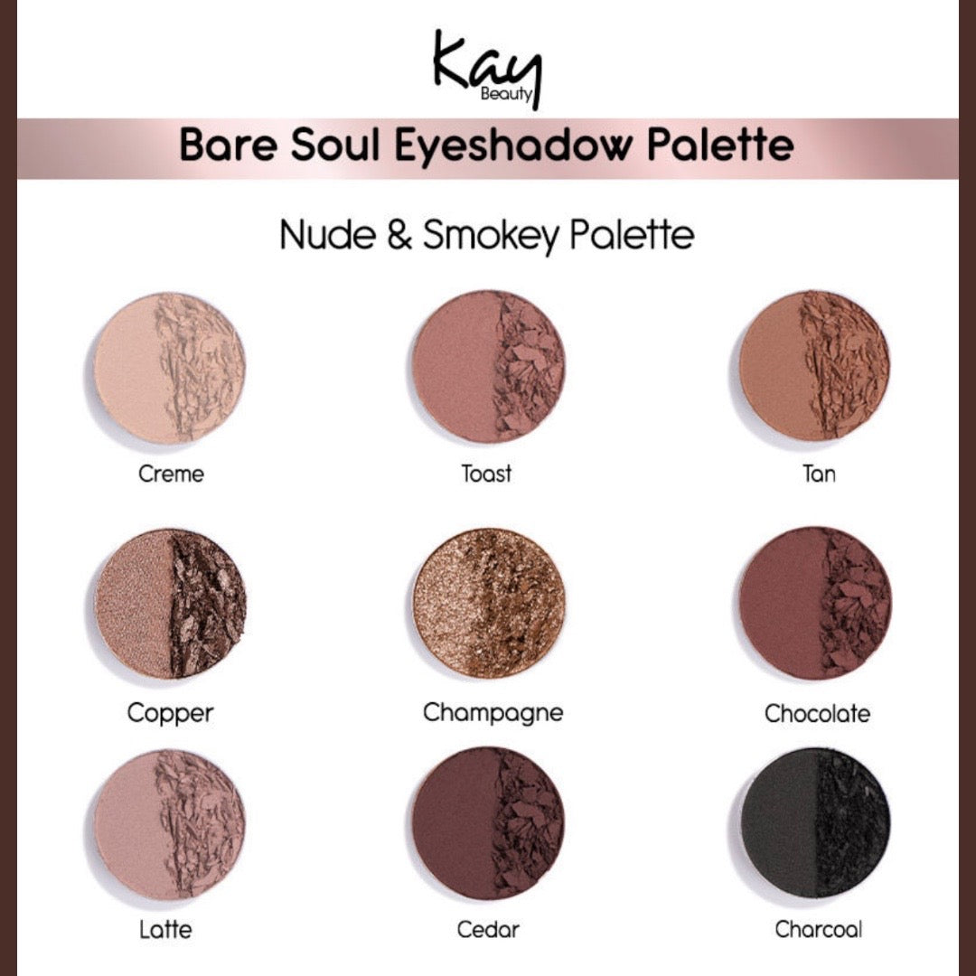 Kay by Katrina Beauty Eyeshadow Palette I 9-in-1 Palette I Unparalleled Pigmentation