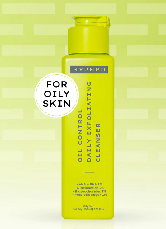 Hyphen Oil Control Daily Exfoliating Cleanser [For Oily Skin] - 100ML