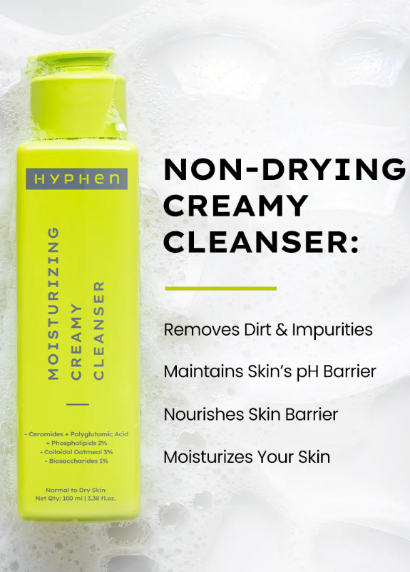 Hyphen Moisturizing Creamy Cleanser [Dry & Normal Skin] - 100ML