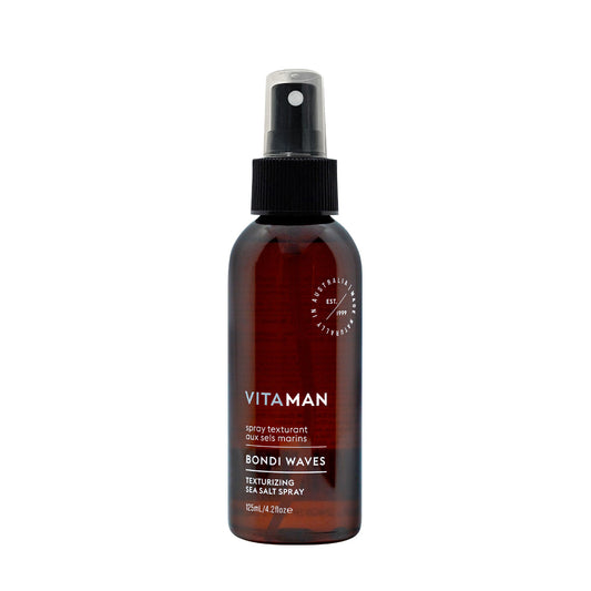 Beachy textured hair with sea salt spray