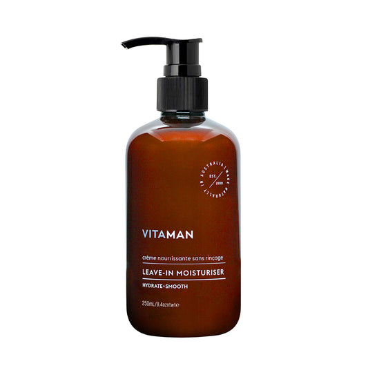 Hair frizz control leave‑in treatment with Australian botanicals