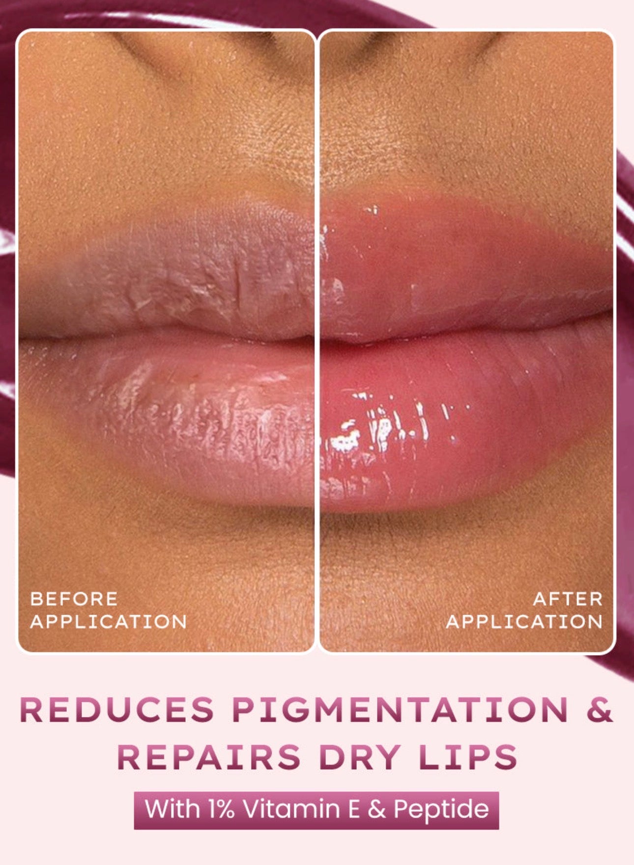 Hyphen Vitamin Infused Peptide Tinted Lip Balm [Repairs Pigmented & Dry Lips] - 10G