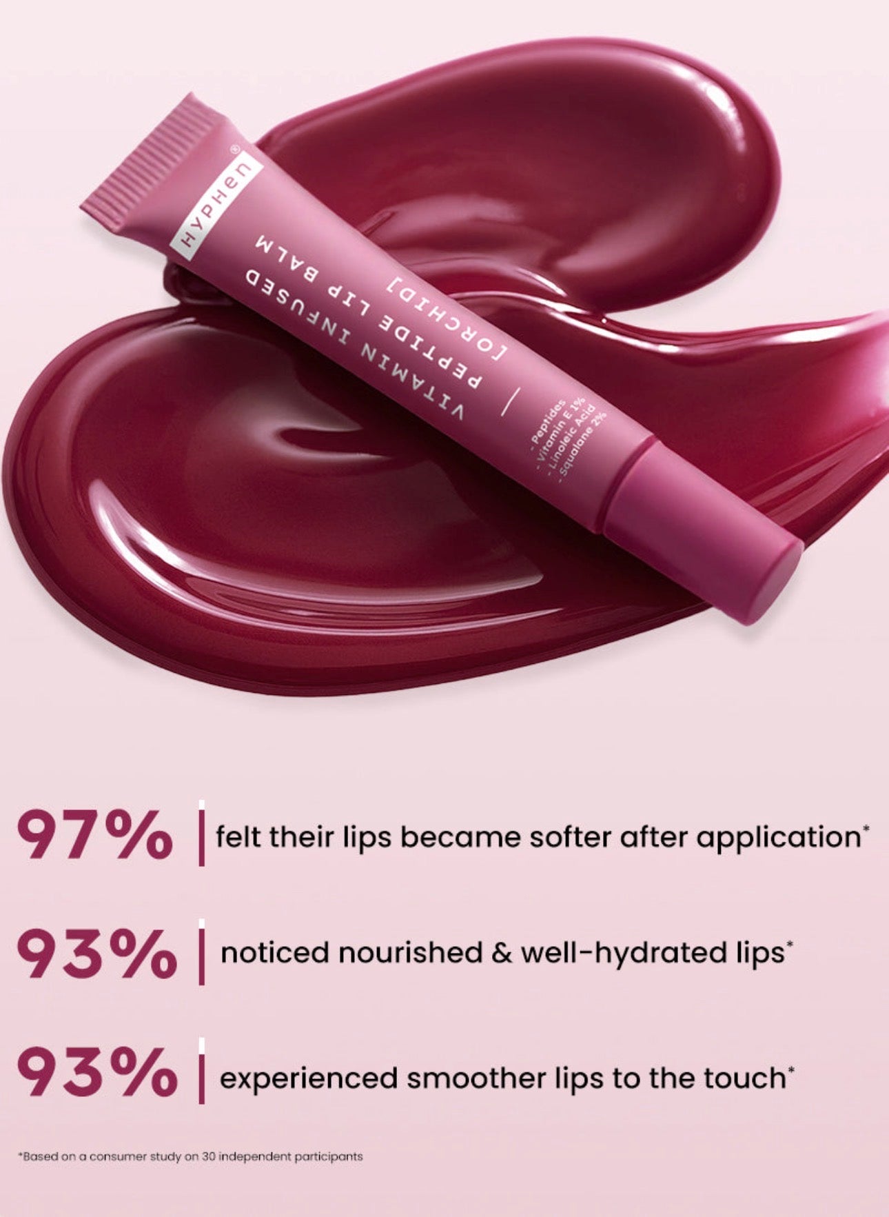 Hyphen Vitamin Infused Peptide Tinted Lip Balm [Repairs Pigmented & Dry Lips] - 10G