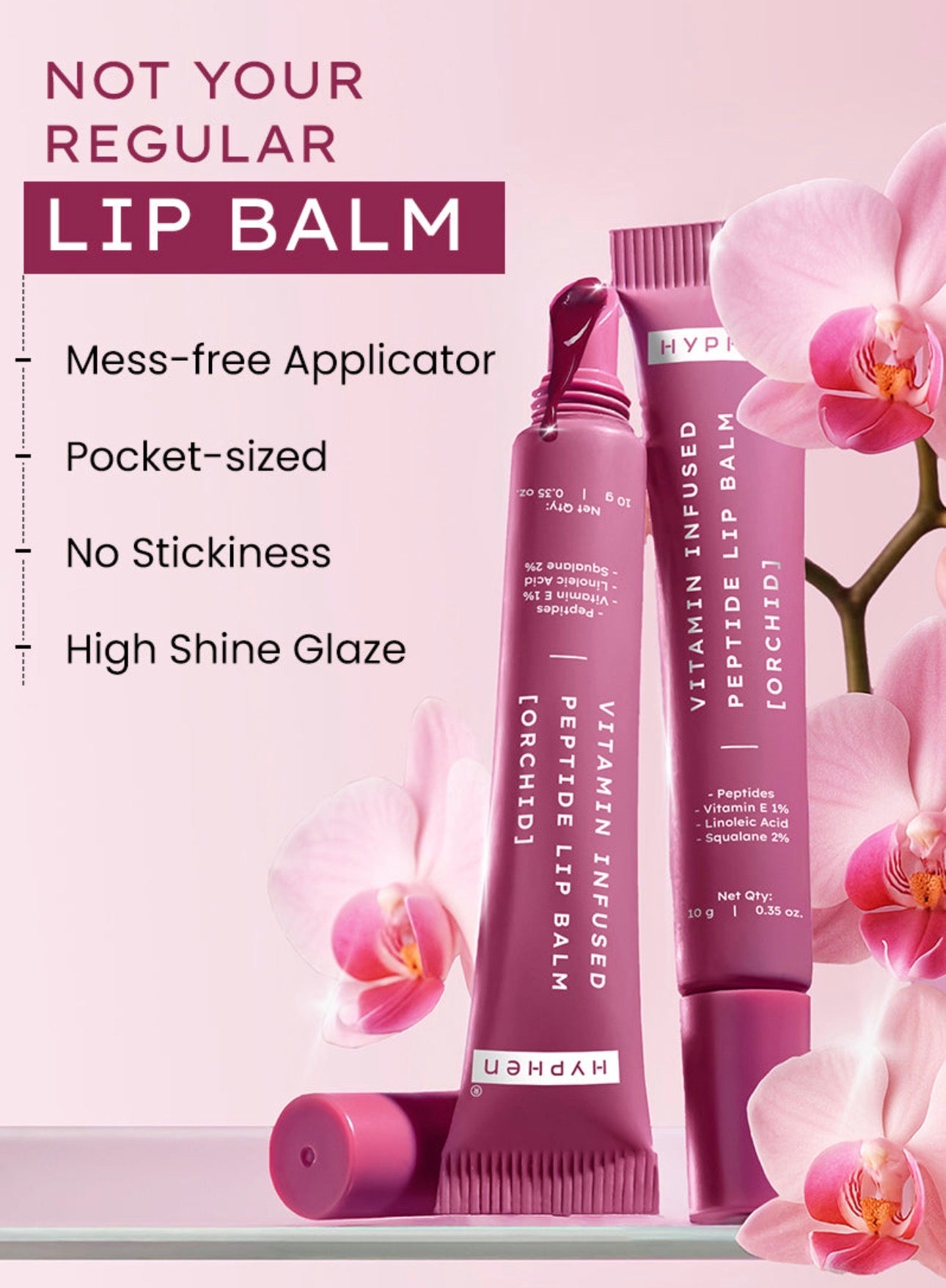 Hyphen Vitamin Infused Peptide Tinted Lip Balm [Repairs Pigmented & Dry Lips] - 10G