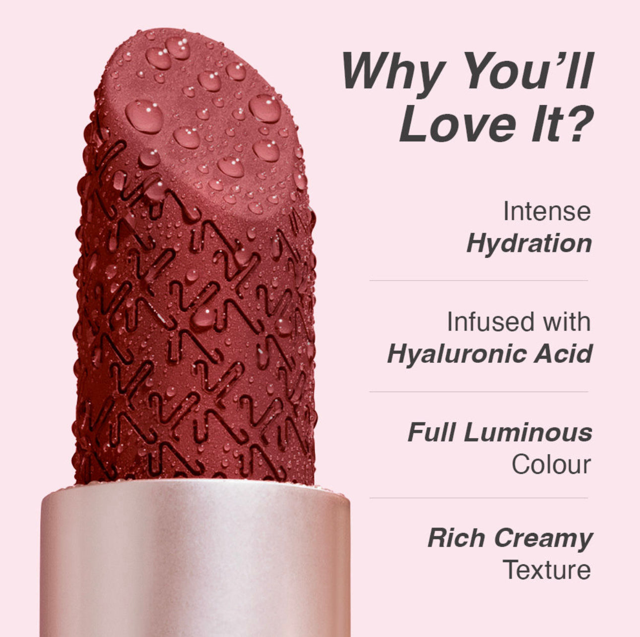 Kay by Katrina Hydra Creme Hydrating Full Coverage Lipstick