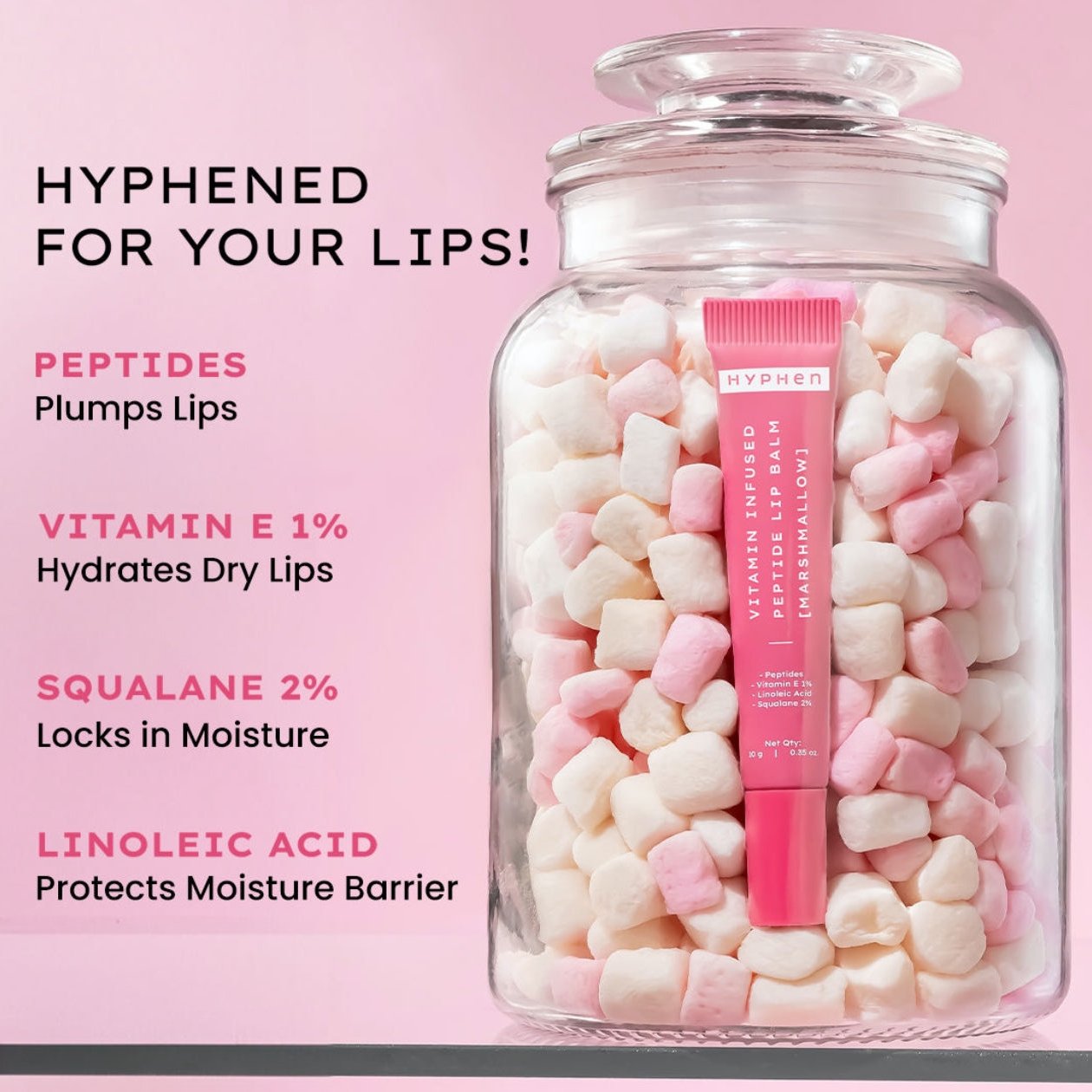 Hyphen Vitamin Infused Peptide Tinted Lip Balm - 10G