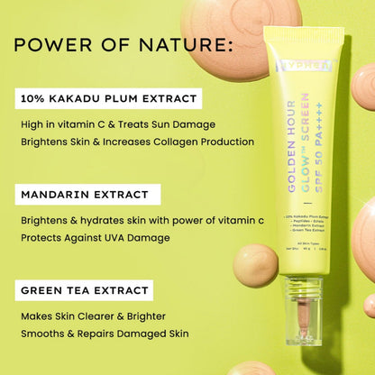 Hyphen Golden Hour Glow Sunscreen SPF 50 PA++++ - 75ML