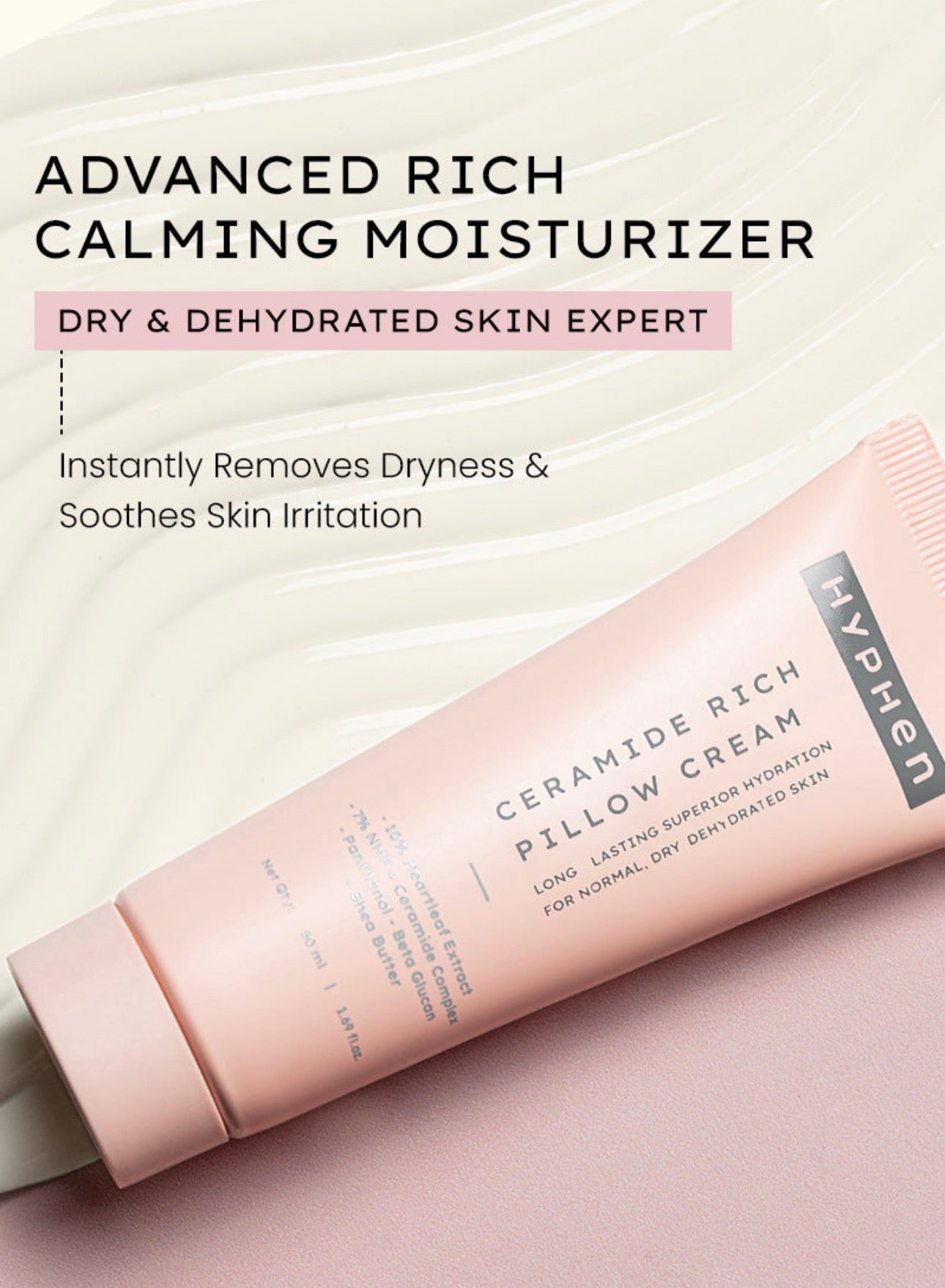 7% Ceramides Moisturiser Rich Pillow Cream - 50ML