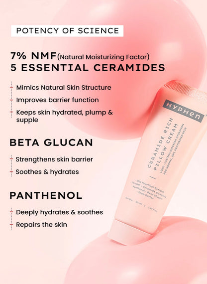 7% Ceramides Moisturiser Rich Pillow Cream - 50ML