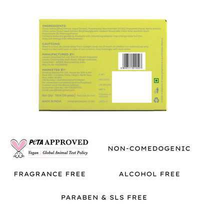 Hyphen 44% Rice Water Brightening Serum Pads - 50 pcs