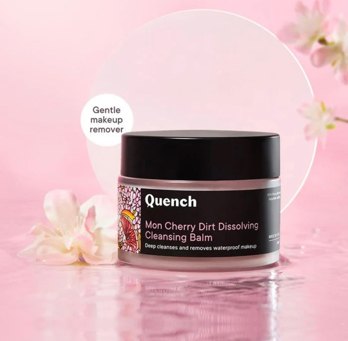 Quench Botanics Dirt Dissolving Daily Cleansing Balm with Cherry Blossom Radiance - 50ML