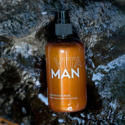 Hair frizz control leave‑in treatment with Australian botanicals