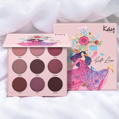 Kay by Katrina Beauty Eyeshadow Palette I 9-in-1 Palette I Unparalleled Pigmentation
