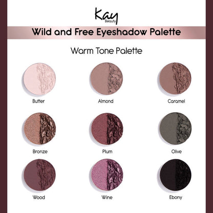 Kay by Katrina Beauty Eyeshadow Palette I 9-in-1 Palette I Unparalleled Pigmentation