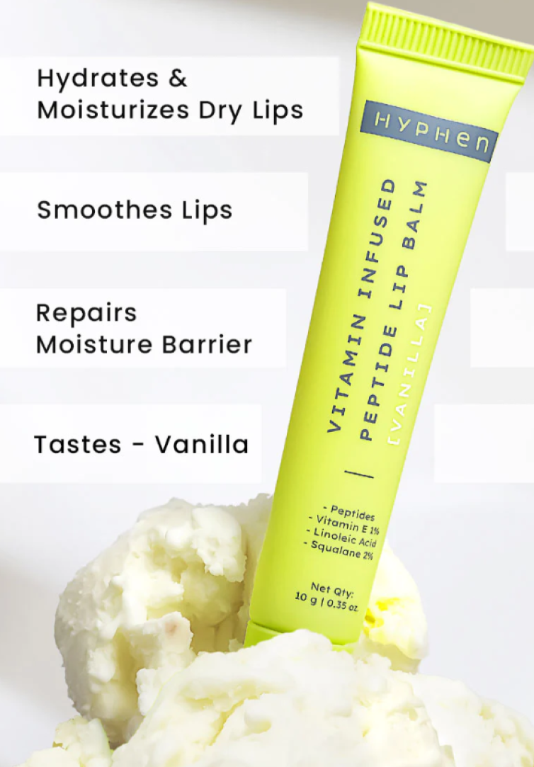 Hyphen Vitamin Infused Peptide Lip Balm [Vanilla] - 10G