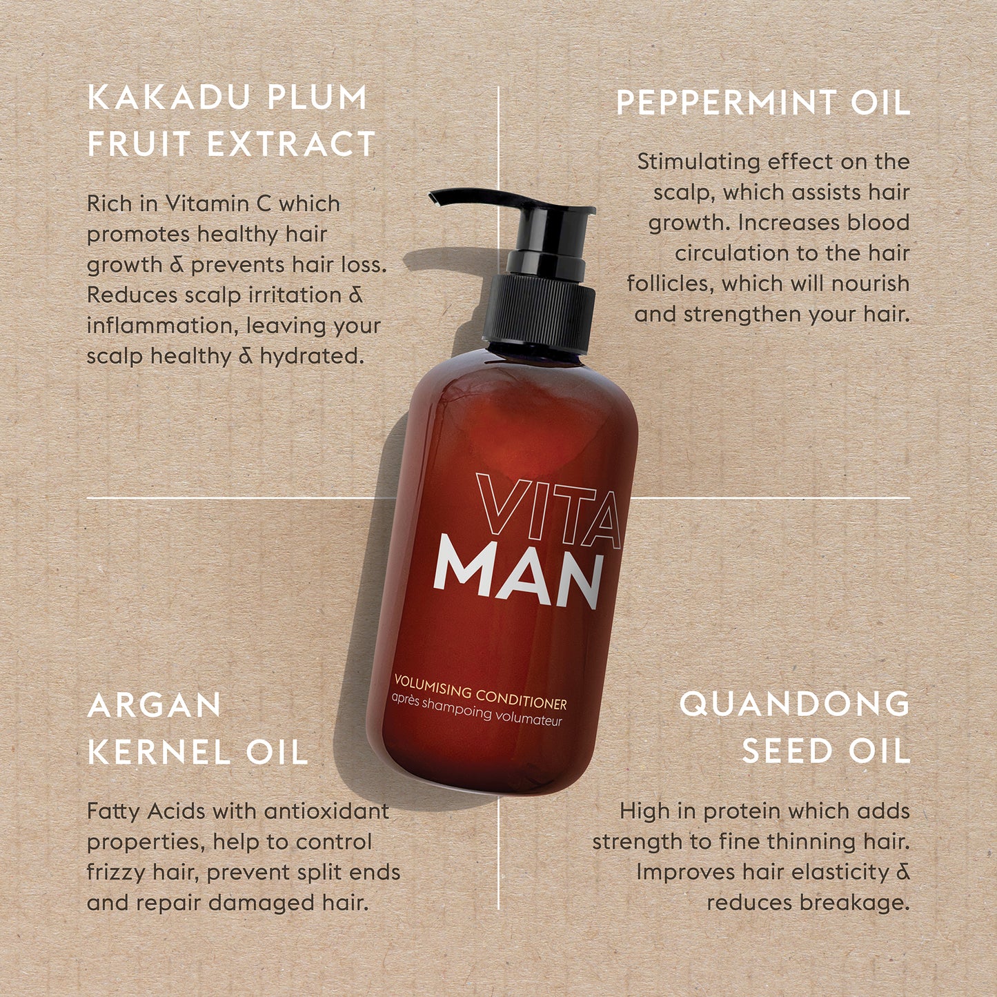 Lightweight volume conditioner for fine hair