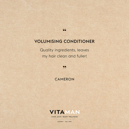 Lightweight volume conditioner for fine hair