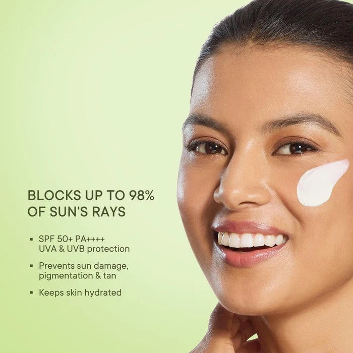 Quench Botanics Ultra Light SPF 50+ PA++++ Sunscreen with Avocado Vitamins C & E - 50 ML